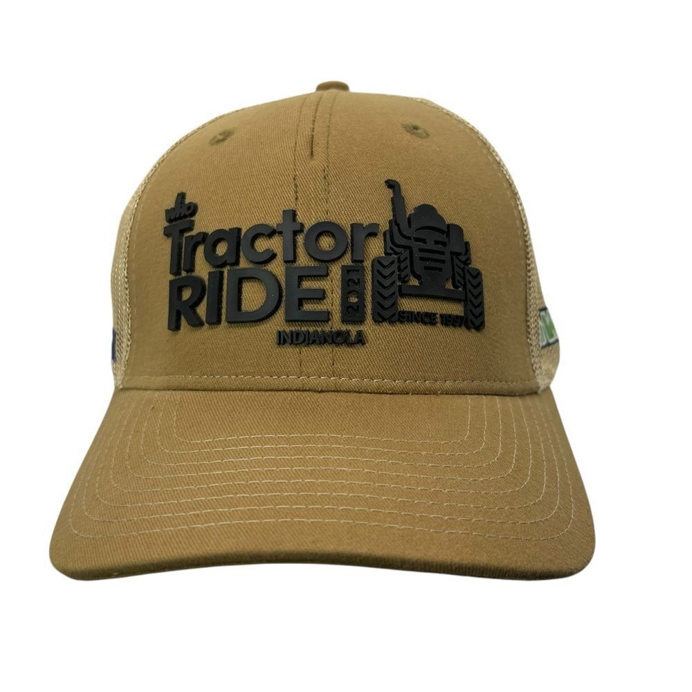 Tractor ride iowa mesh snap back trucker hat  farm Hat One Size Fits Most